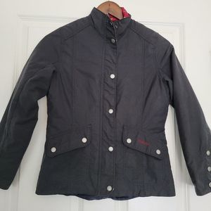 Barbour Black Youth/Child Coat Jacket sz 10/11 L